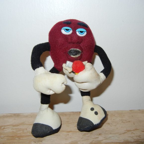 VINTAGE Lot of 4 1988 Hardees Applause California Raisins 6" Bendable Plush Toy - Picture 4 of 10